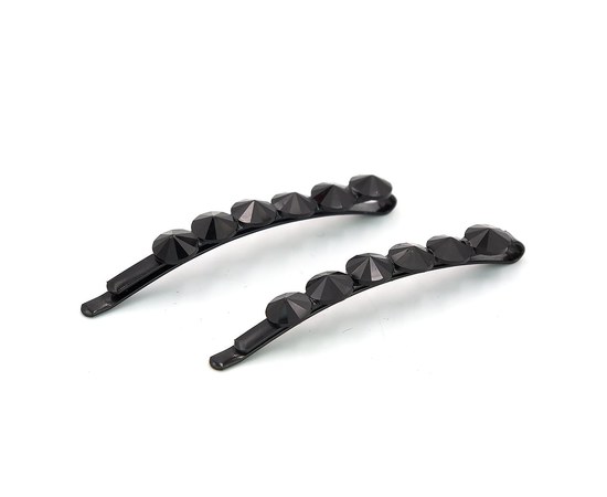 Изображение  Hair clips with decorative stones No. 1