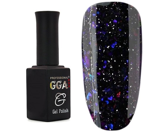Зображення  Світловідбивний гель лак GGA Galaxy Reflective 10 мл №06, фіолетовий, Цвет №: 006