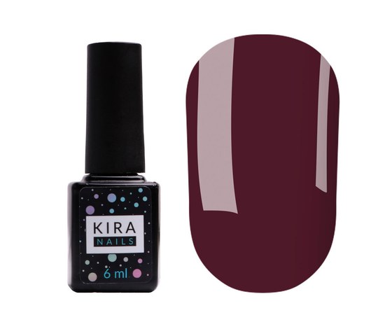 Изображение  Гель-лак Kira Nails №030 (фиолетовый, эмаль), 6 мл, Цвет №: 030