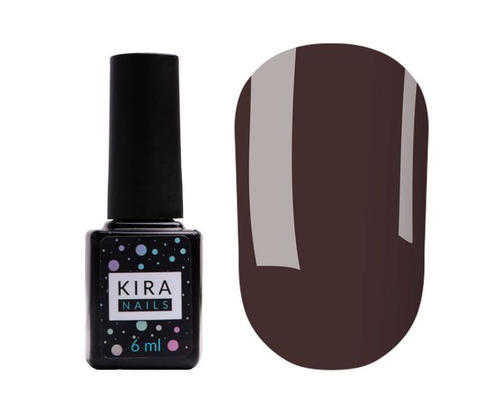 Зображення  Гель-лак Kira Nails №067 (темний фіолетовий, емаль), 6 мл, Цвет №: 067