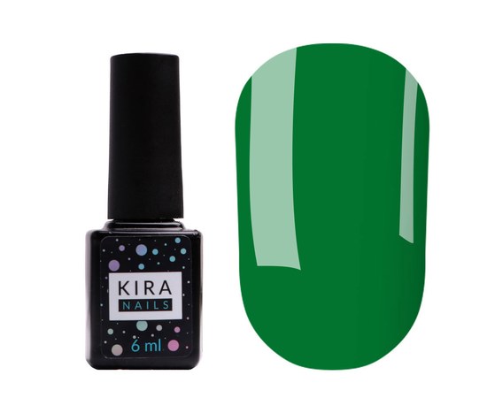 Изображение  Гель-лак Kira Nails №078 (зеленый, эмаль), 6 мл, Цвет №: 078