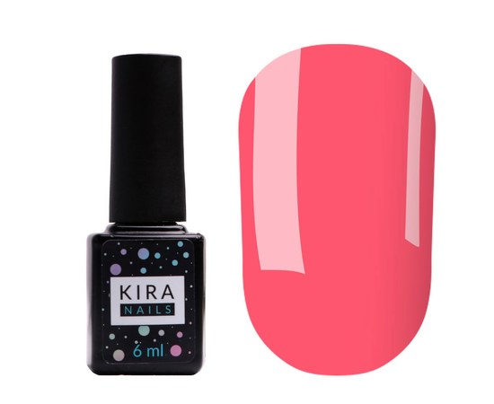 Зображення  Гель-лак Kira Nails №096 (рожевий, неоновий), 6 мл, Цвет №: 096