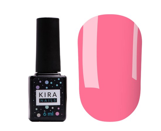 Изображение  Гель-лак Kira Nails №101 (яркий розовый, эмаль), 6 мл, Цвет №: 101