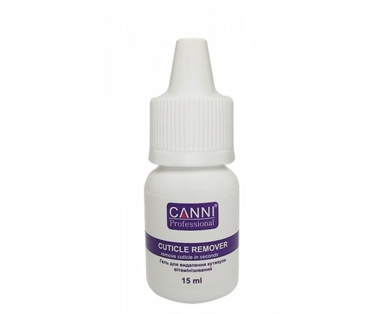 Зображення  Ремувер для кутикули вітамінізований CANNI, 15 мл, Об'єм (мл, г): 15