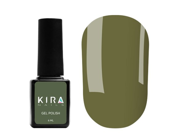 Изображение  Гель-лак Kira Nails №148 (темно-зеленый, эмаль), 6 мл, Цвет: 148