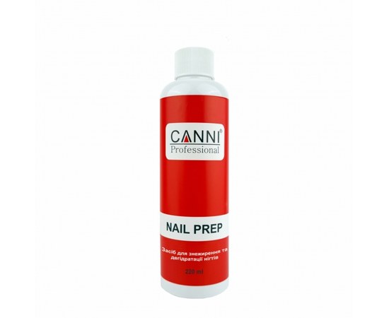 Изображение  Means for degreasing and dehydration of nails, Nail prep CANNI, 220 ml, Volume (ml, g): 220
