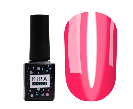Изображение  Gel Polish Kira Nails Vitrage No. V13 (pink, stained glass), 6 ml, Color No.: 13