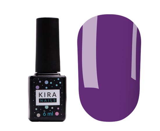 Изображение  Гель-лак Kira Nails №135 (фиолетовый, эмаль), 6 мл, Цвет №: 135