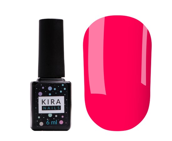 Изображение  Gel Polish Kira Nails No. 177 (neon raspberry, enamel), 6 ml, Color No.: 177