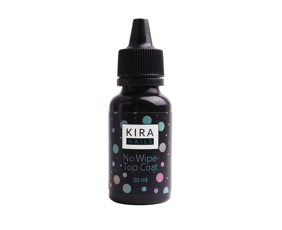 Изображение  Kira Nails No wipe Top Coat - fixer for gel polish WITHOUT sticky layer, without brush, 30 ml