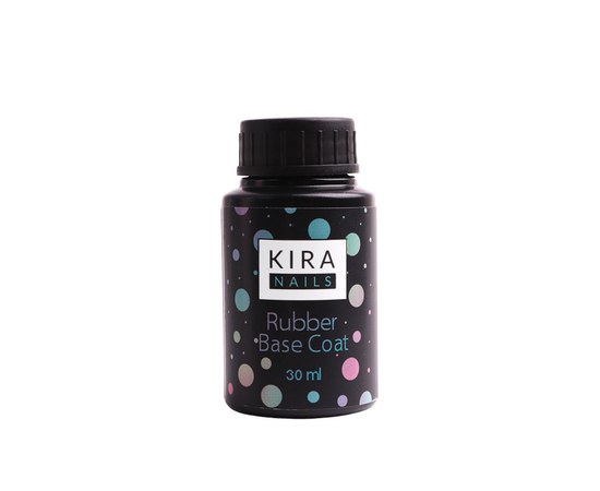 Изображение  Kira Nails Rubber Base Coat - rubber, base coat, without brush, 30 ml