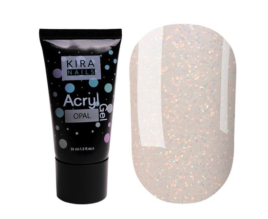 Изображение  Acrylic gel (polygel) for building Kira Nails Acryl Gel - Opal, 30 g