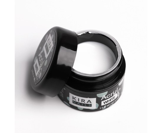 Изображение 2 Акрил-гель (полигель) для наращивания Kira Nails Acryl Gel - White, 5 г