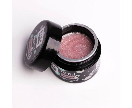 Изображение 2 Акрил-гель (полигель) для наращивания Kira Nails Acryl Gel Glamour 03,5 г