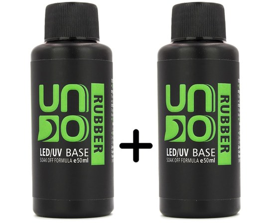 Изображение  Set Base UNO 50 + 50 ml Rubber Base Soak off