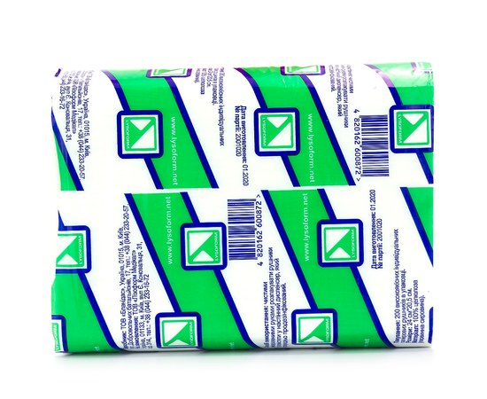 Изображение  Z-type paper towels Lysoform for wall dispensers 24x20 cm, 200 pcs