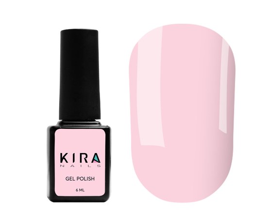 Изображение  Гель-лак Kira Nails №140 (нежно-розовый, эмаль), 6 мл, Цвет: 140