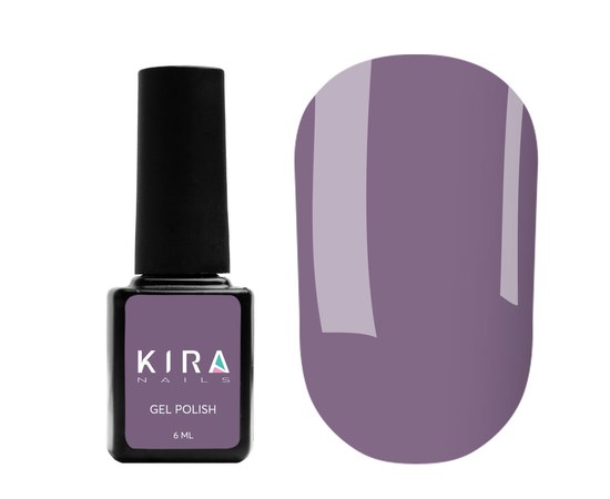 Изображение  Гель-лак Kira Nails №160 (серо-синий, эмаль), 6 мл, Цвет: 160