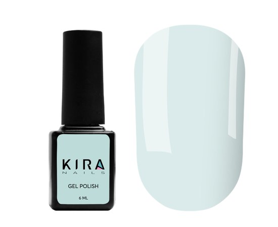 Изображение  Гель-лак Kira Nails №168 (морская пена, эмаль), 6 мл, Цвет: 168