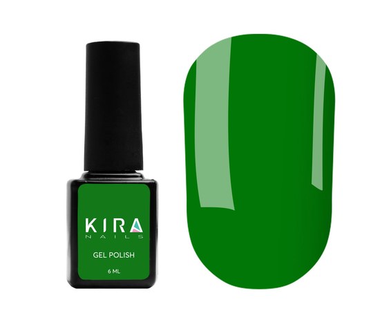 Изображение  Гель-лак Kira Nails №179 (листяной зеленый, эмаль), 6 мл, Цвет: 179