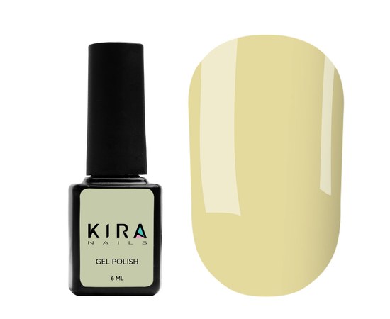 Зображення  Kira Nails Color Base 004 (банановий жовтий), 6 мл, Колір: 004