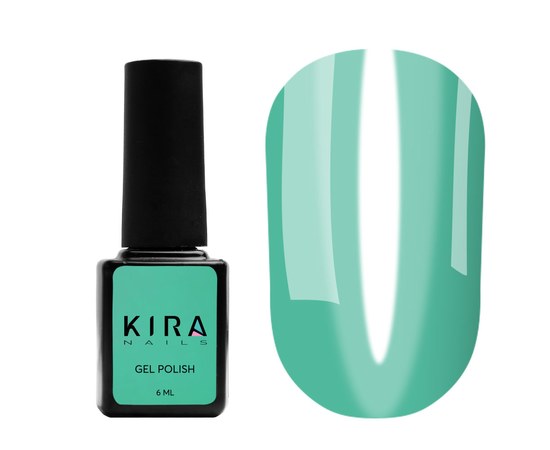 Изображение  Гель-лак Kira Nails Vitrage №V07 (зеленый темный, витражный), 6 мл, Цвет: 007