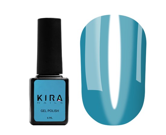 Изображение  Гель-лак Kira Nails Vitrage №V21 (морская волна, витражный), 6 мл, Цвет: 021