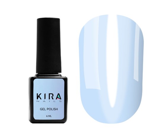 Изображение  Gel polish Kira Nails Vitrage No. V22 (pale blue, stained glass), 6 ml, Color: 22