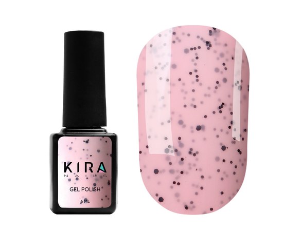 Изображение  Gel Polish Kira Nails Chia Pudding №004 Strawberry (with crumbs), 6 ml, Color No.: 4