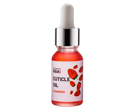Изображение  GGA Professional Cuticle Oil 15 ml, Strawberry, Aroma: Strawberry, Volume (ml, g): 15