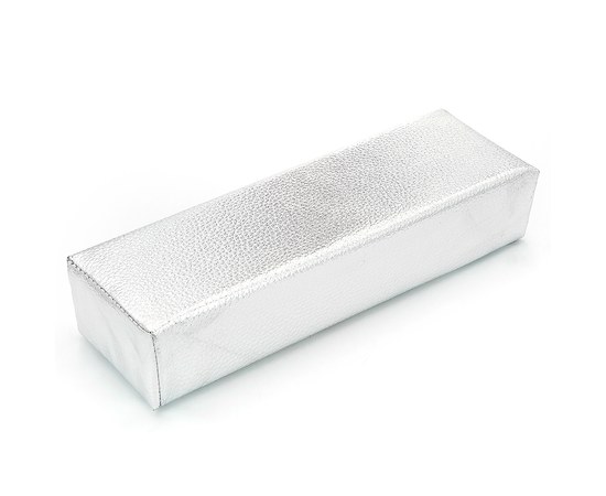Зображення  Підлокітник для манікюру 30 х 9 см, срібло №10