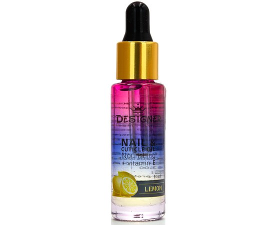Изображение  Cuticle oil Designer Nail Cuticle Oil 10 ml, Lemon, Aroma: Lemon, Volume (ml, g): 10