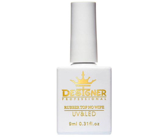 Изображение  Top for gel polish Designer Top Rubber no Wipe 9 ml