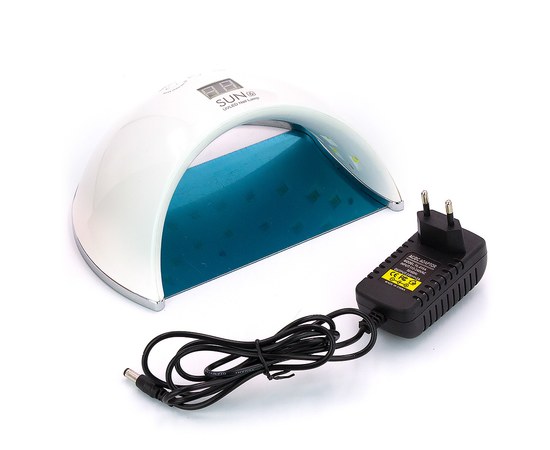 Зображення  Лампа для нігтів та шелаку SUNUV 6 UV+LED 48 Вт, Біла