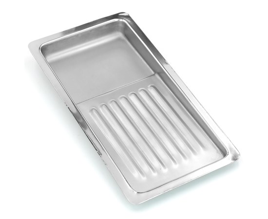 Изображение  Tray stainless steel ZMBI rectangular for manicure tools