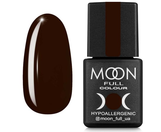 Изображение  Gel polish Moon Full Fashion color №236 dark chocolate, 8 ml, Volume (ml, g): 8, Color No.: 236
