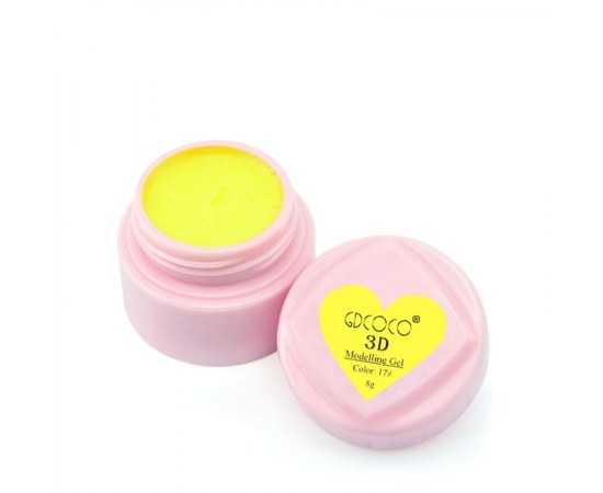 Изображение  Gel plasticine №17777, bright yellow | 3D Modeling gel CANNI, 8 g, Volume (ml, g): 8, Color No.: 17
