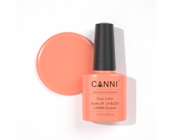 Изображение  Gel polish CANNI 141 pastel orange, 7.3 ml, Volume (ml, g): 44992, Color No.: 141