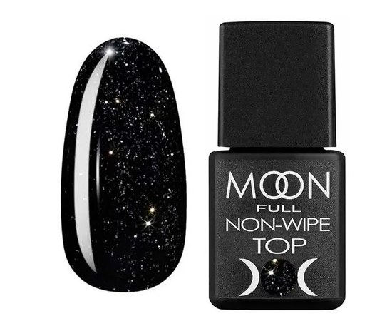 Изображение  Top without a sticky layer Moon Full Top Leaf Gold Black, 8 ml