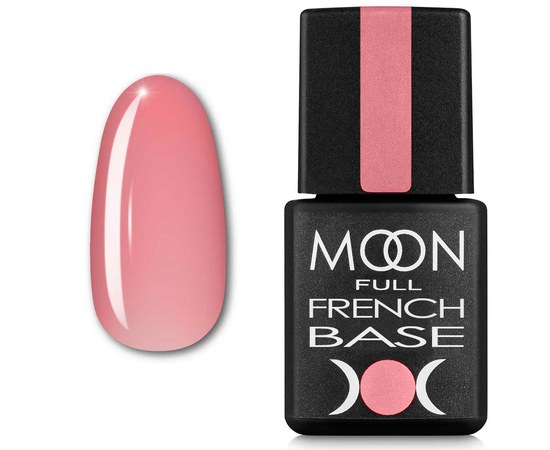 Изображение  Base for gel polish Moon Full Base French 8 ml, № 1, Volume (ml, g): 8, Color No.: 1