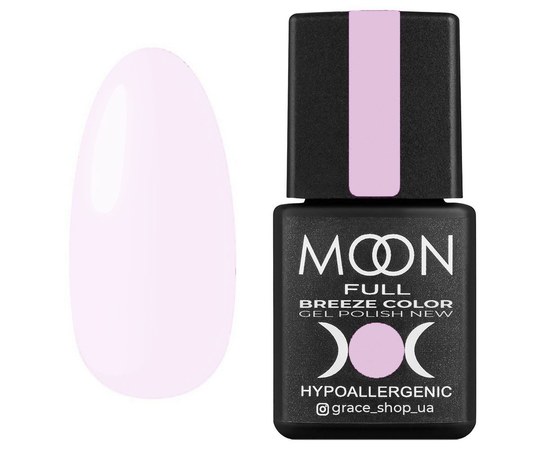 Изображение  Gel polish for nails Moon Full Breeze Color 8 ml, № 401, Volume (ml, g): 8, Color No.: 401