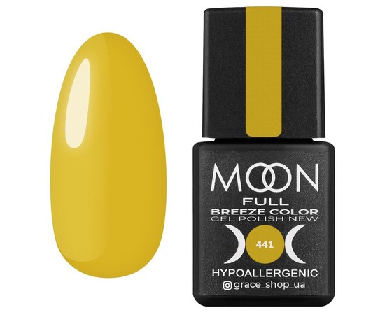 Изображение  Gel polish for nails Moon Full Breeze Color 8 ml, № 441, Volume (ml, g): 8, Color No.: 441