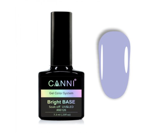 Изображение  CANNI Color Base Coat No. 654 Lavender, 7.3 ml, Volume (ml, g): 44992, Color No.: 654