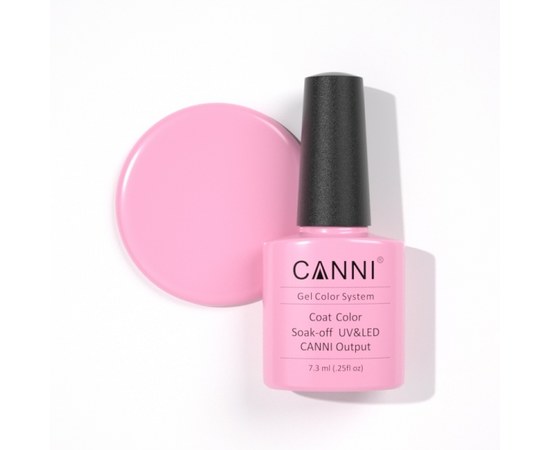 Изображение  Gel Polish CANNI 073 rich light pink, 7.3 ml, Volume (ml, g): 44992, Color No.: 73