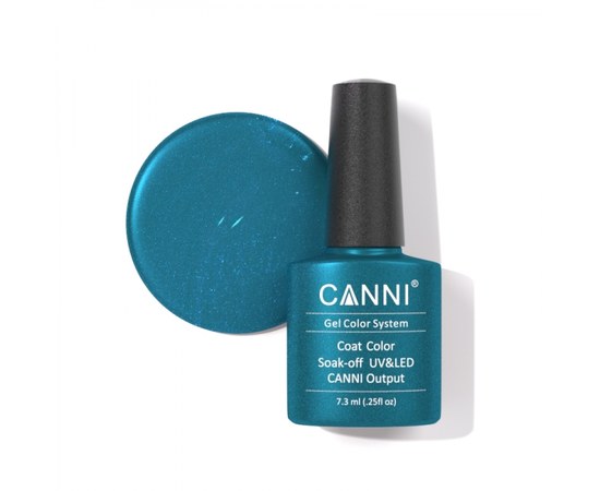 Изображение  Gel polish CANNI 221 dark blue with small sparkles, 7.3 ml, Volume (ml, g): 44992, Color No.: 221