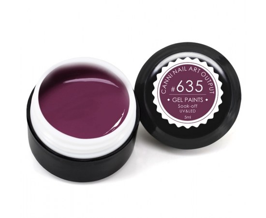 Изображение  Gel paint CANNI 635 pastel plum, 5 ml, Volume (ml, g): 5, Color No.: 635