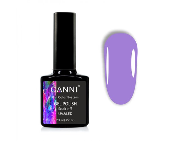 Изображение  Gel polish CANNI 1032 lavender, 7.3 ml, Volume (ml, g): 44992, Color No.: 1032
