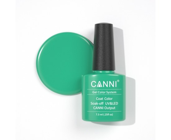 Изображение  Gel polish CANNI 078 light emerald, 7.3 ml, Volume (ml, g): 44992, Color No.: 78