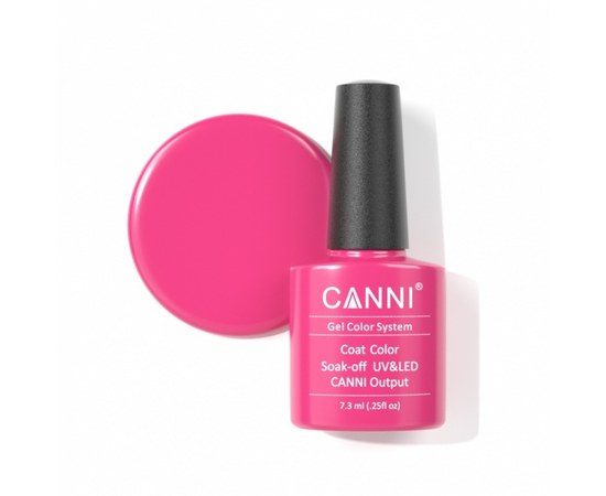Изображение  Gel polish CANNI 051 raspberry, 7.3 ml, Volume (ml, g): 44992, Color No.: 51