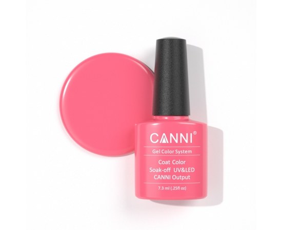 Изображение  Gel polish CANNI 113 pastel pink-coral, 7.3 ml, Volume (ml, g): 44992, Color No.: 113